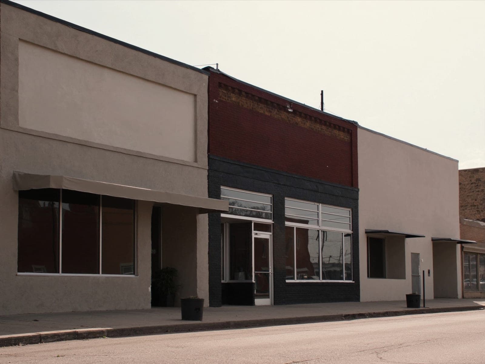 Storefront building on a Twin Cities street